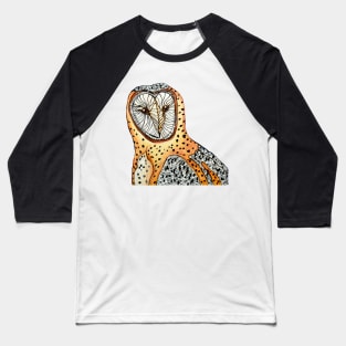 Barn Owl Baseball T-Shirt